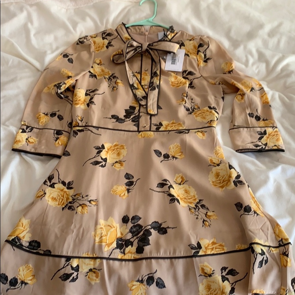 Long Sleeve dress with Flower Print